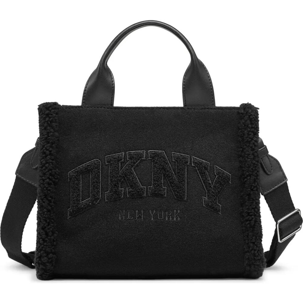 DKNY Hadlee Small Tote in Black/silver Cover