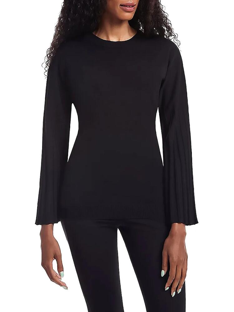 Capsule 121 Women's Charity Ribbed Sleeve Sweater - Black Cover