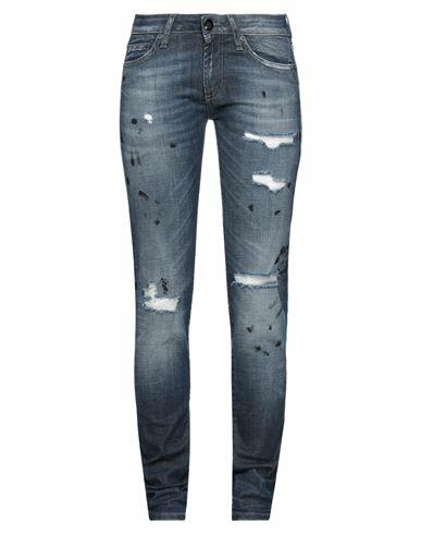 Roÿ Roger's Woman Jeans Blue Cotton, Elastane Cover