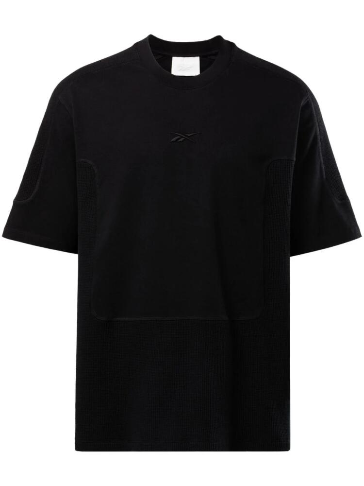 Reebok LTD logo-embroidered cotton T-shirt - Black Cover