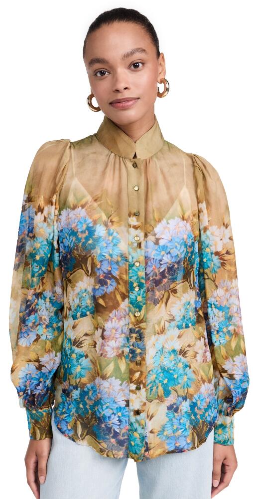 byTiMo Organza Blouse Forest Flower Cover