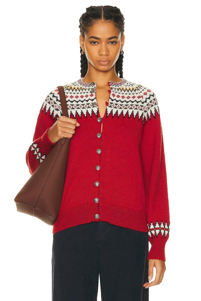 BODE Oslo Cardigan in Red Cover