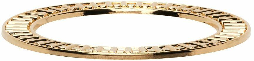 IN GOLD WE TRUST PARIS SSENSE Exclusive Gold Needle Bearing Bracelet Cover