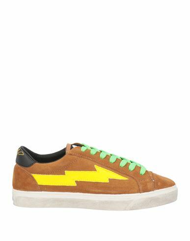 Sanyako Man Sneakers Camel Soft Leather Cover