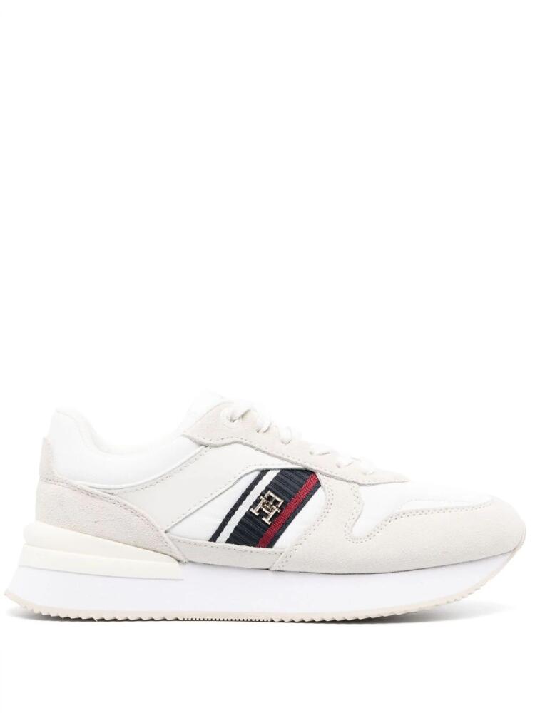 Tommy Hilfiger panelled suede sneakers - White Cover