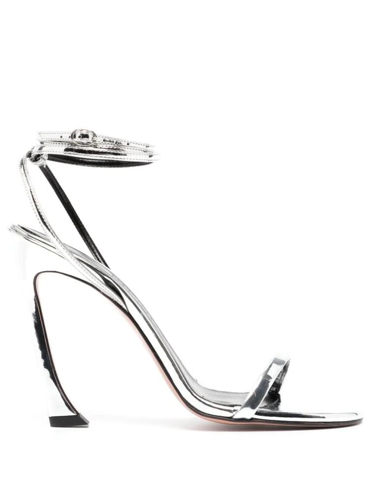 Pīferi Fade 100mm sandals - Silver Cover