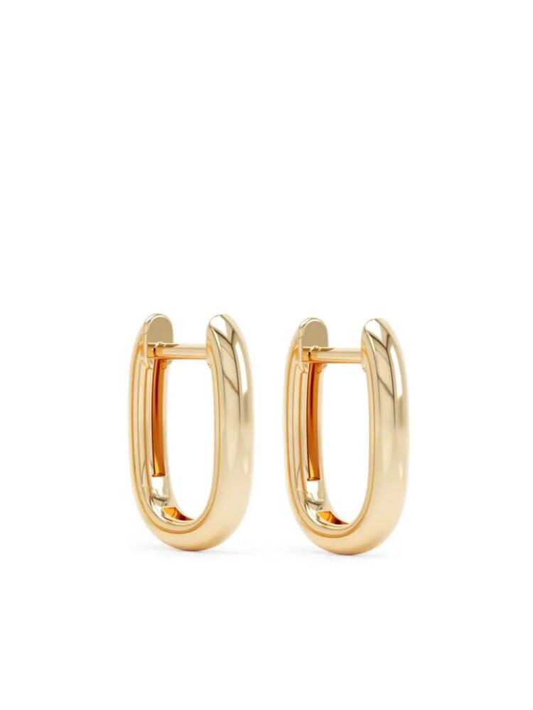 LOEV 14kt recycled yellow gold hoop earrings Cover