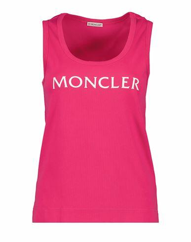 Moncler Moncler Pink Tank Top Woman Tank top Pink Cotton Cover