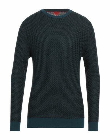 Isaia Man Sweater Deep jade Wool, Silk, Cashmere Cover