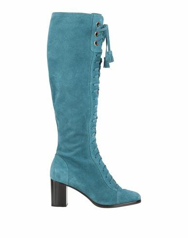 Alberta Ferretti Woman Boot Deep jade Leather Cover