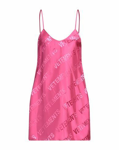 Vetements Woman Mini dress Fuchsia Viscose Cover