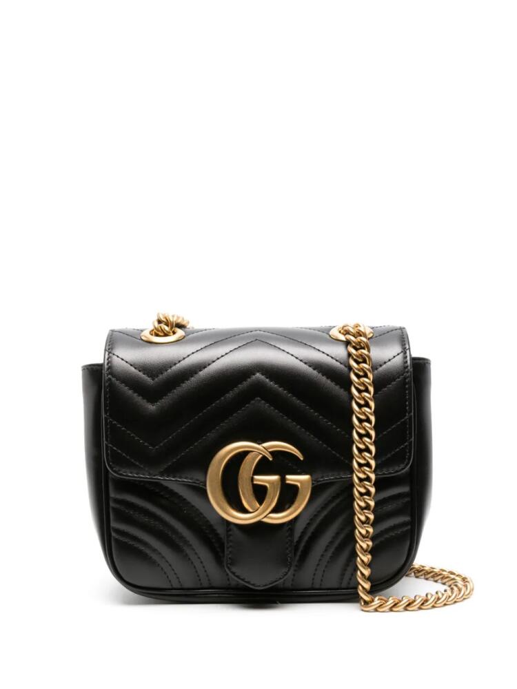 Gucci mini GG Marmont shoulder bag - Black Cover