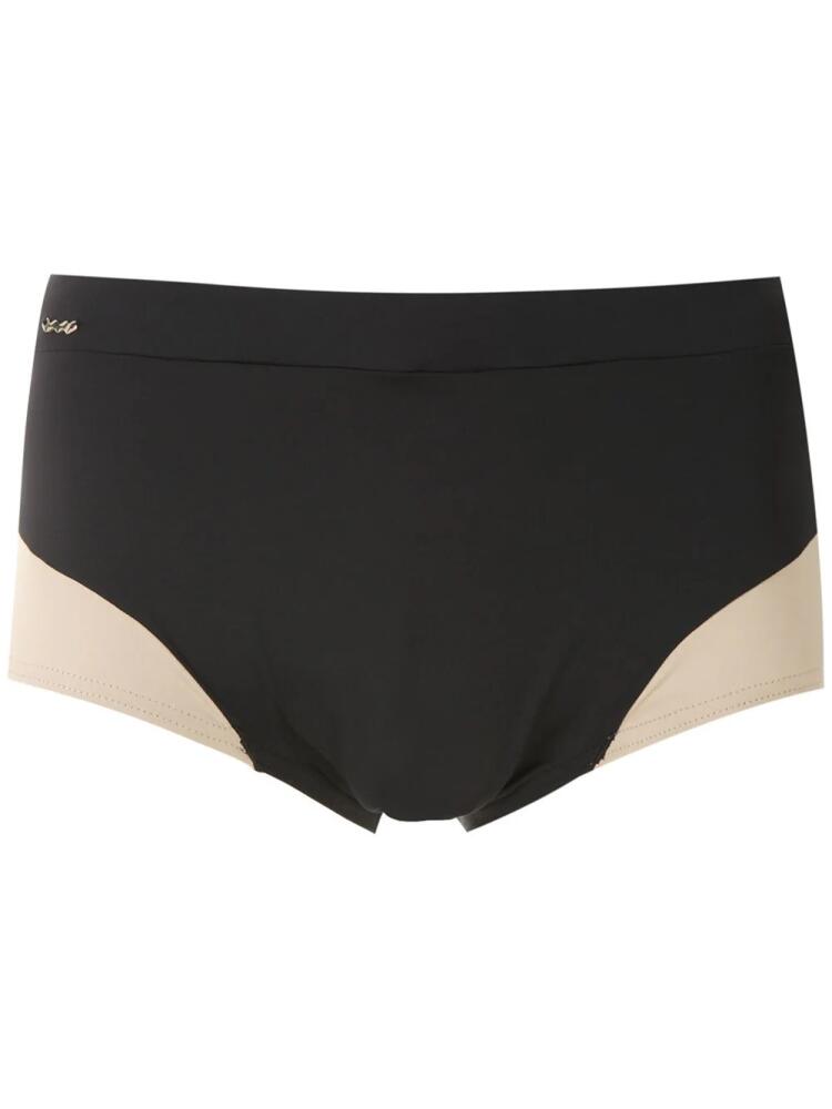 Amir Slama panelled trunks - Black Cover