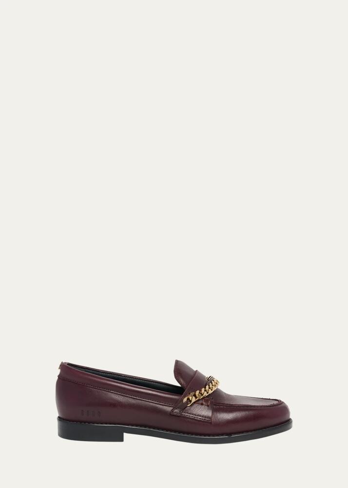 Golden Goose Jerry Chain Leather Penny Loafers Cover