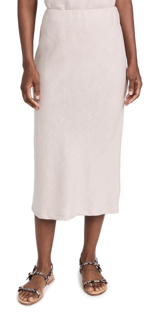 Enza Costa Linen Bias Skirt Flax Cover