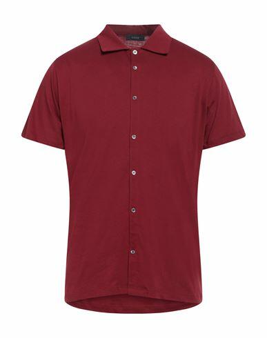 Kaos Man Shirt Burgundy Cotton Cover