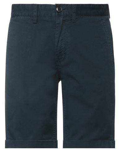 Sun 68 Man Shorts & Bermuda Shorts Midnight blue Cotton, Elastane Cover