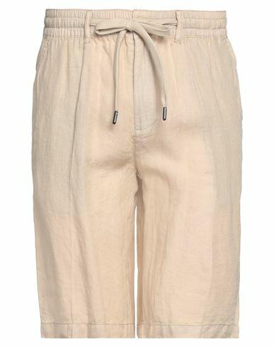 Richmond X Man Shorts & Bermuda Shorts Beige Linen Cover