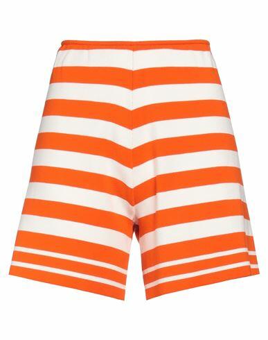 Kaos Woman Shorts & Bermuda Shorts Orange Viscose, Polyester Cover