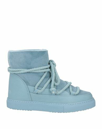 Inuikii Woman Ankle boots Sky blue Leather Cover