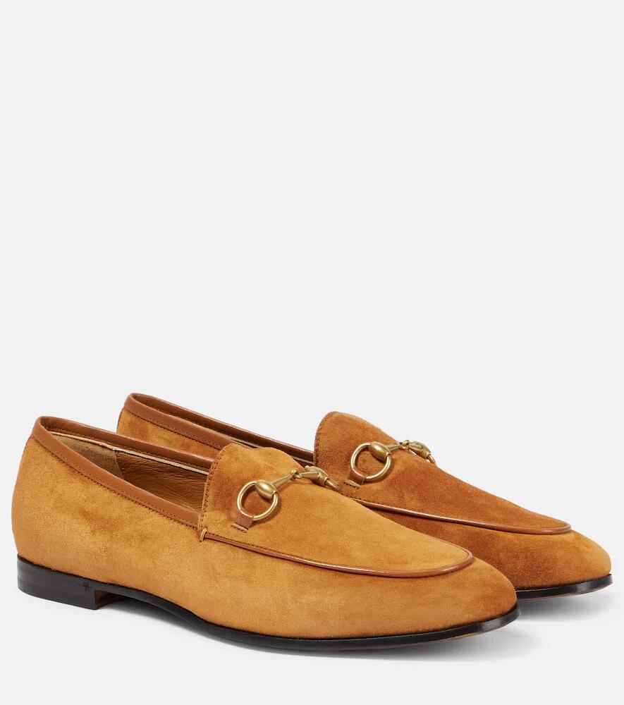 Gucci Jordaan suede loafers Cover