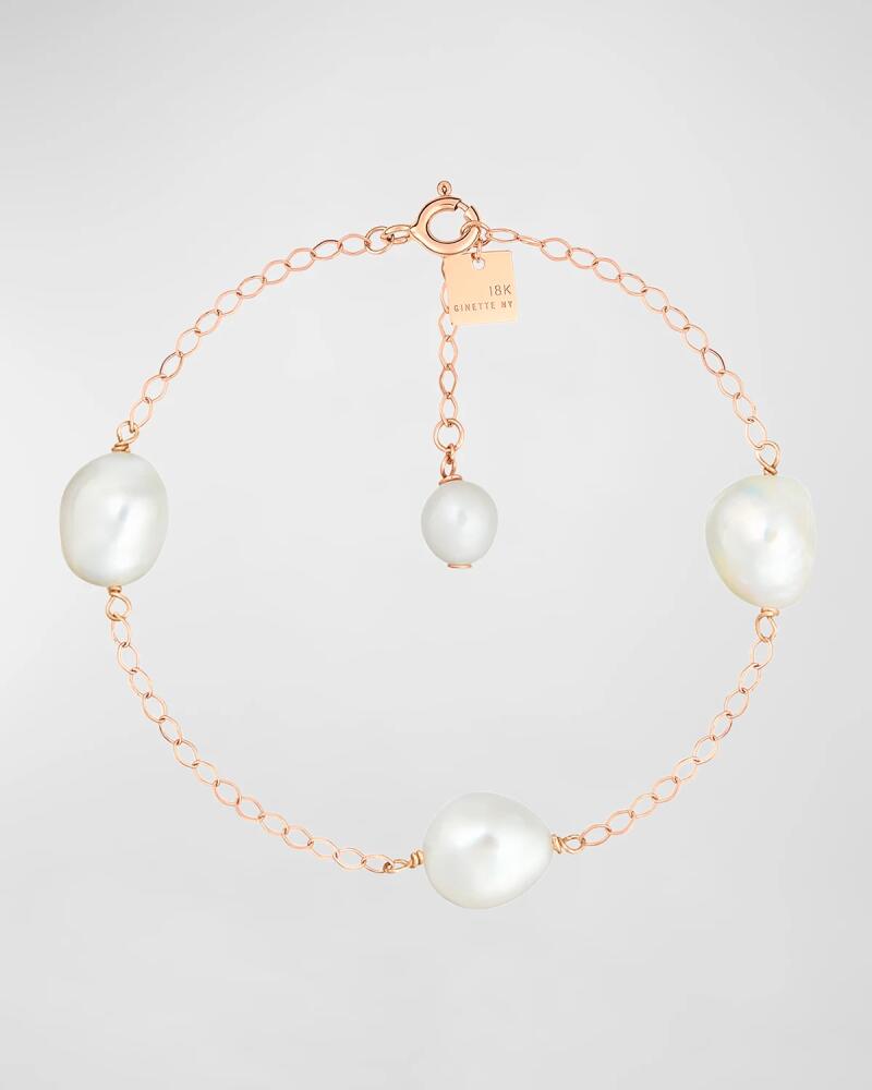 GINETTE NY Bead Chain Bracelet with Pearls Cover