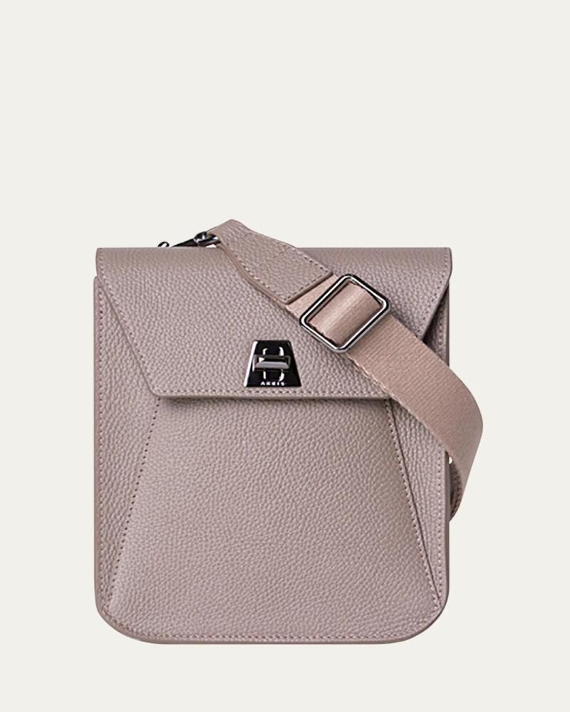 Akris Anouk Mini Flap Leather Messenger Bag Cover