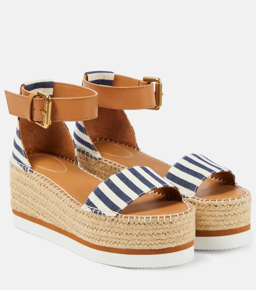 See By Chloé Glyn striped espadrille wedges Cover