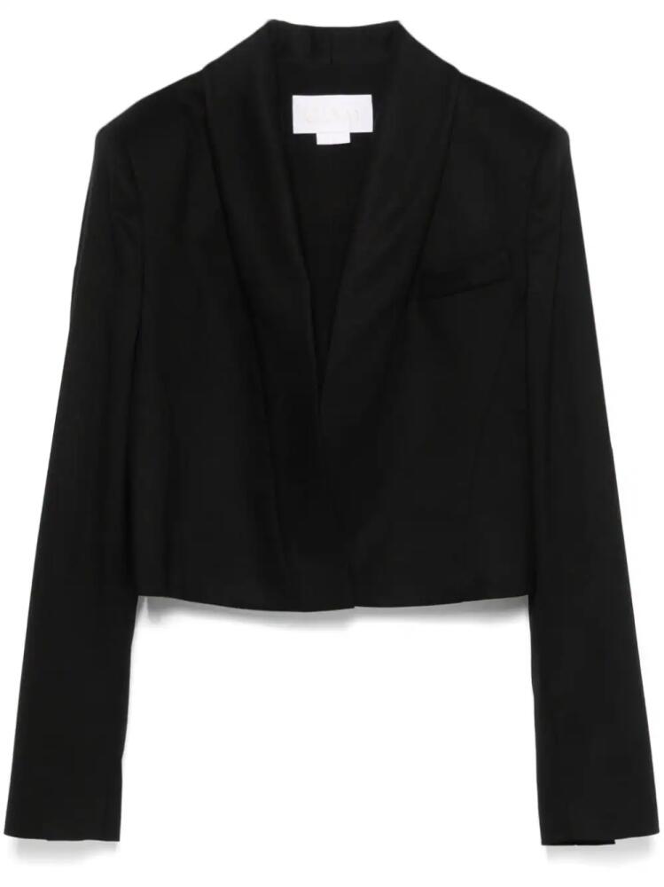 Genny cropped jacket - Black Cover