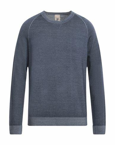 H953 Man Sweater Navy blue Merino Wool Cover