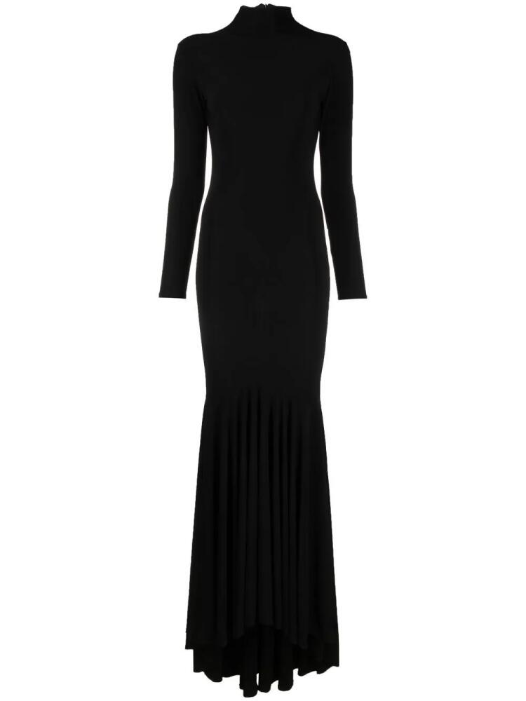 Atu Body Couture long-sleeve flared gown - Black Cover