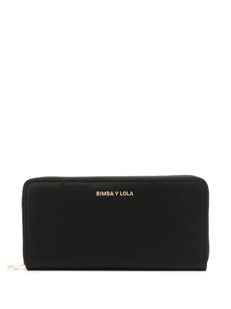 Bimba y Lola logo lettering wallet - Black Cover