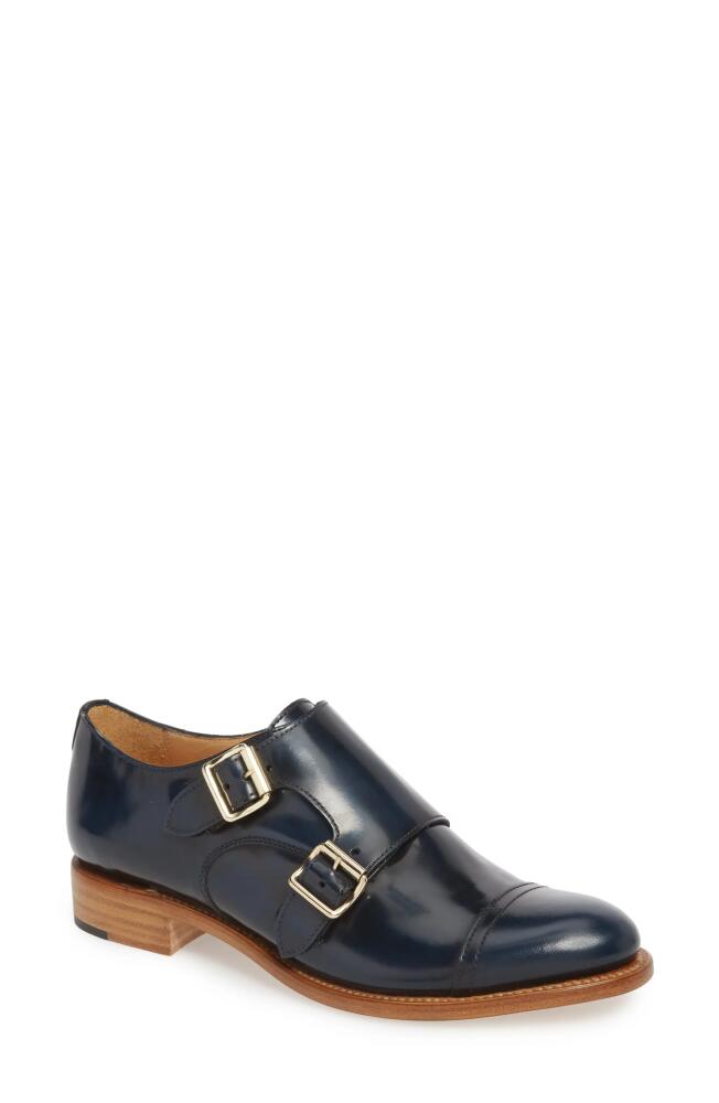 The Office of Angela Scott Mr. Colin Monk Strap Shoe in Ocean Cover