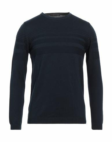 Avignon Man Sweater Midnight blue Cotton Cover