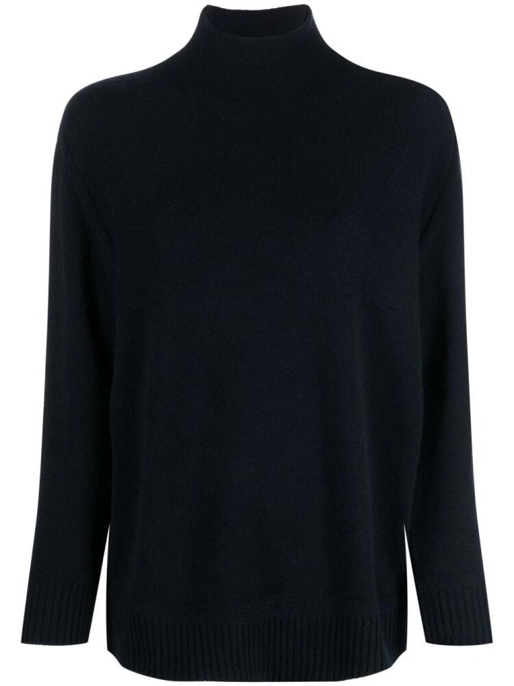 Emporio Armani high-neck cashmere jumper - Blue Cover