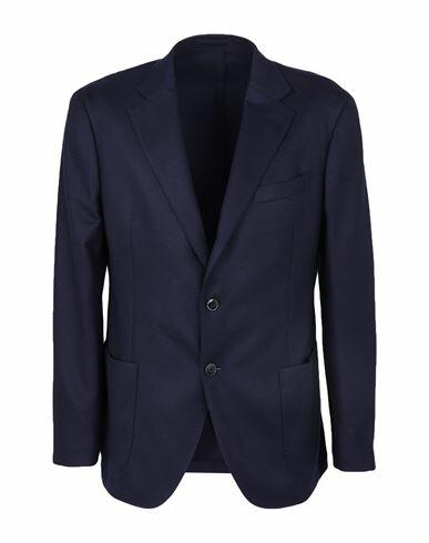 Luigi Bianchi Mantova Man Blazer Midnight blue Super 110s Wool Cover