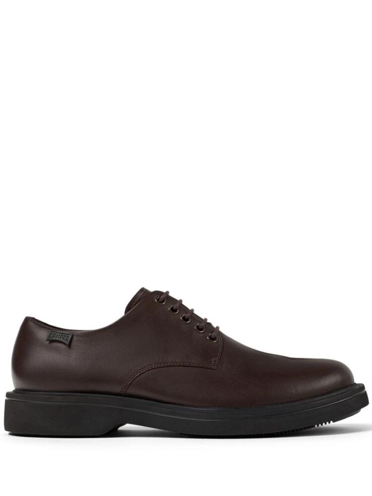 Camper Norman leather low-top brogues - Brown Cover