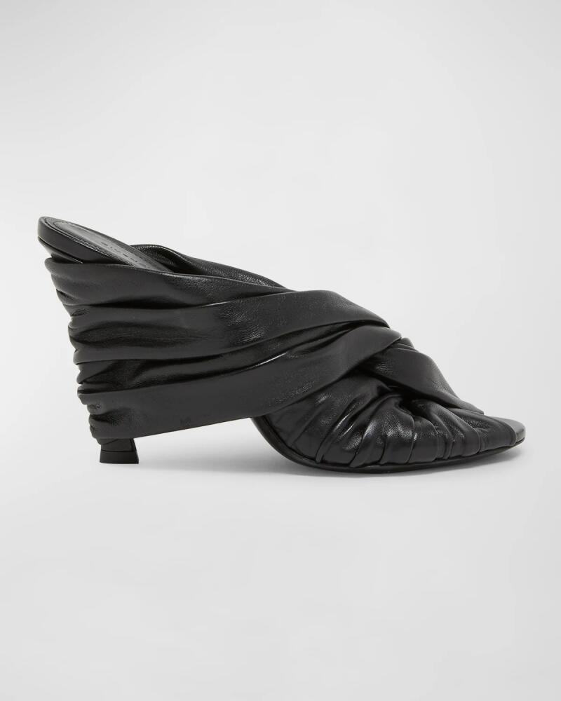 Givenchy Show Twist Leather Mule Pumps Cover