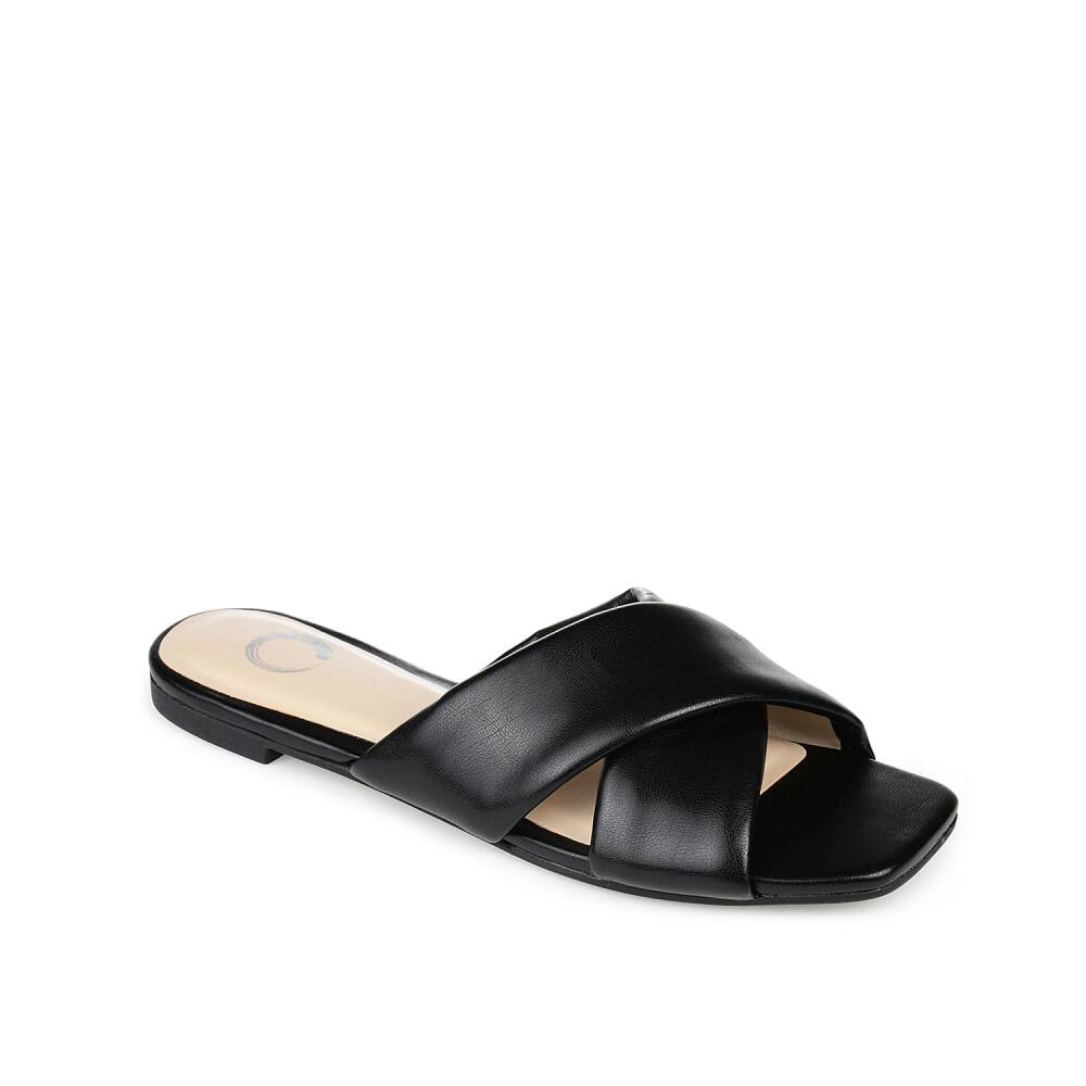 Journee Collection Carlotta Slide Sandal | Women's | Black Cover