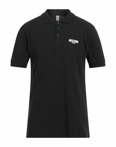 Moschino Man Polo shirt Black Cotton Cover