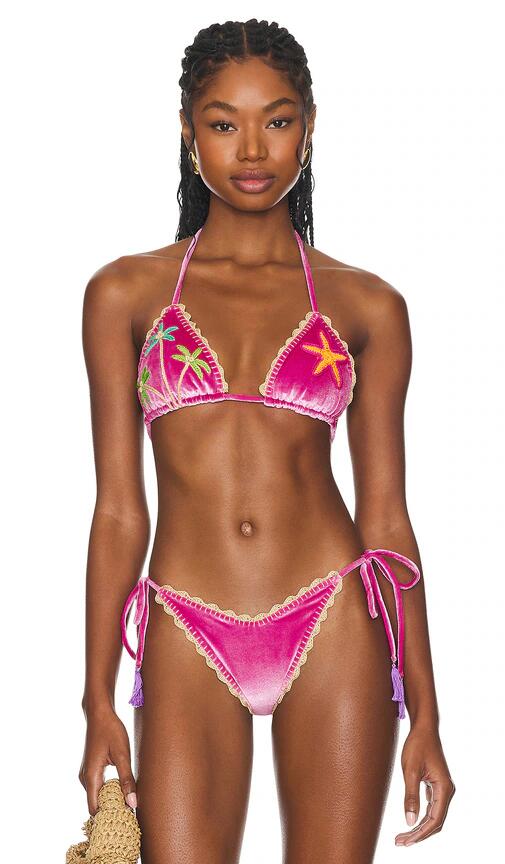 Capittana Lia Bikini Top in Pink Cover