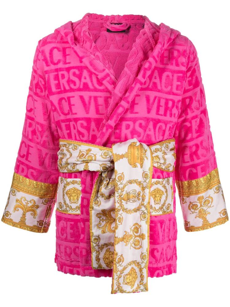 Versace I Love Baroque short robe - Pink Cover