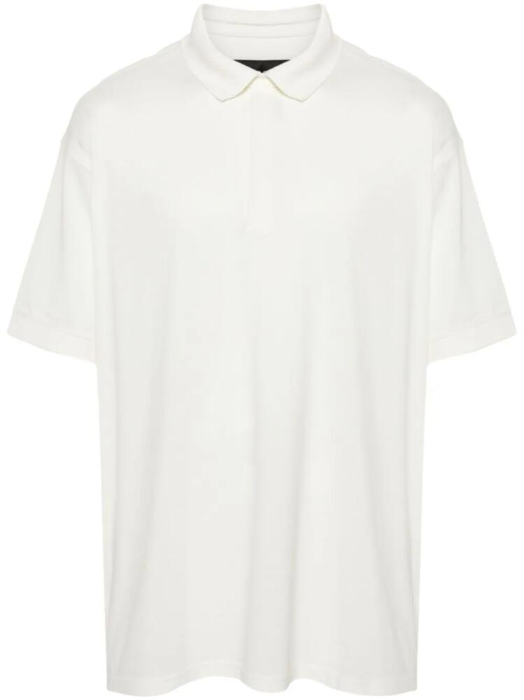 Y-3 piqué cotton polo shirt - White Cover