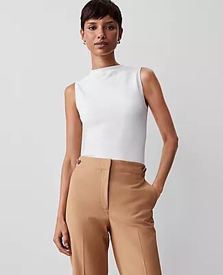 Ann Taylor Seamless Mock Neck Tank Top Cover