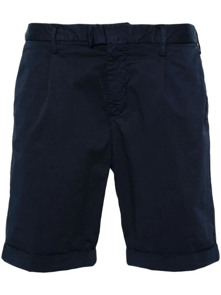 Myths twill cotton-blend chino shorts - Blue Cover