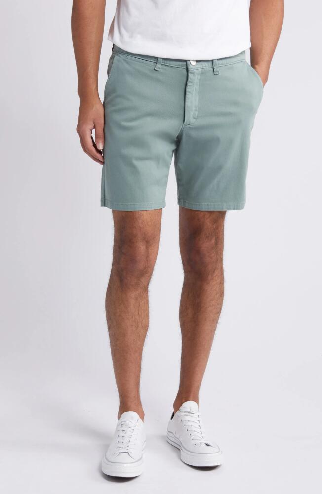 DL1961 Jake Flat Front Stretch Chino Shorts in Rainwater Cover