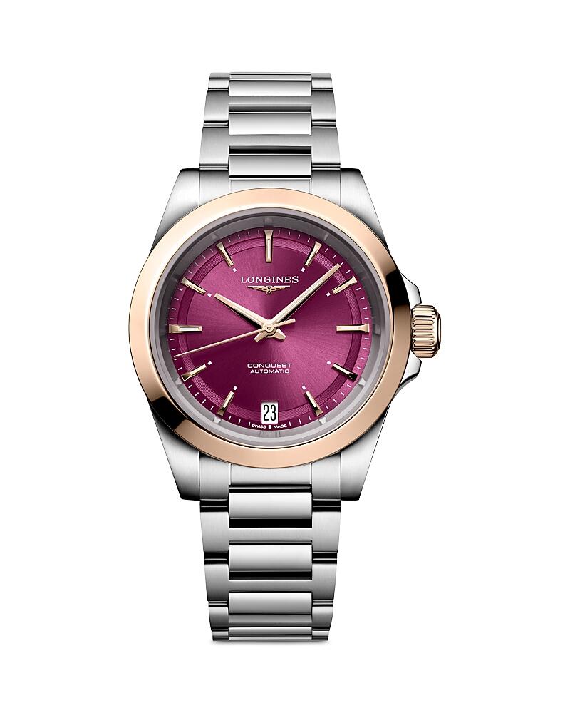 Longines Conquest Sunray Purple Watch, 34mm Cover