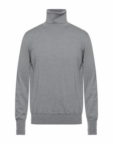 Alpha Studio Man Turtleneck Grey Merino Wool Cover