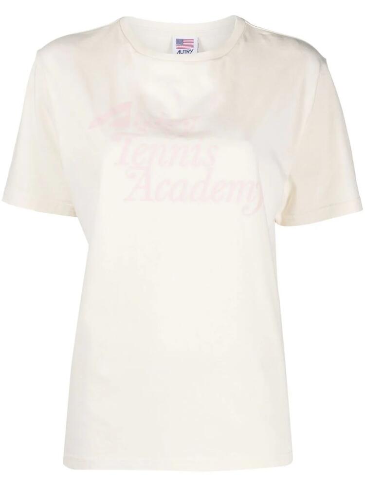 Autry Tennis Academy-print T-shirt - White Cover