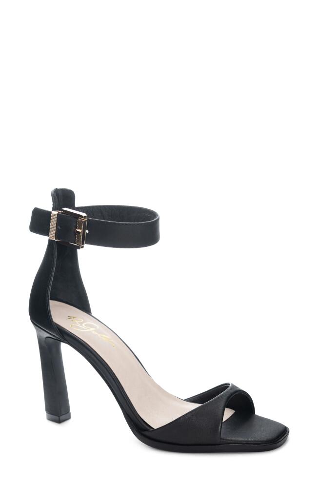 42 Gold Lailah Ankle Strap Sandal in Black Cover